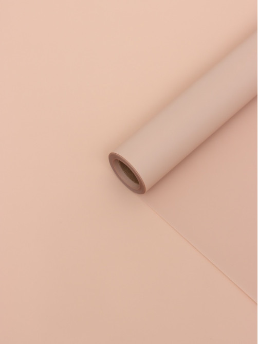 Пленка для цветов и букетов, матовая, кофе с молоком, 0.58×10 м