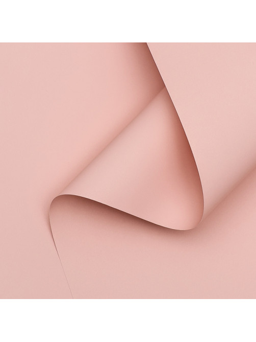 Пленка для цветов тонированная, матовая, кремовый, 0.5×10 м, 65 мкм