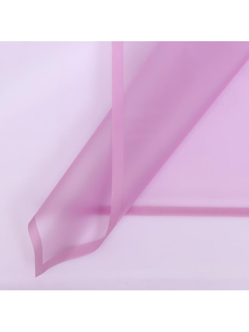 Пленка для цветов и букетов, матовая «Фриз», фиолетовая, 57×57±1 см
