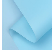 Пленка матовая для цветов и букетов, PASTEL, Небесно-голубой 0.59×7 м 180 г