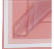 Плёнка в листах для цветов и декора, викторианская роза, 58×58 см