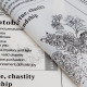 Плёнка матовая «Флористическая статья» белый, 57×57 см ±5% см