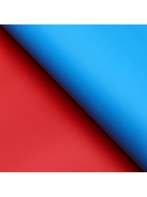 Пленка для цветов матовая, синий - красный, 56×57 см