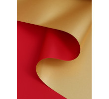 Пленка для цветов, «Золотая сторона», винная, 57×57 см ±5% см