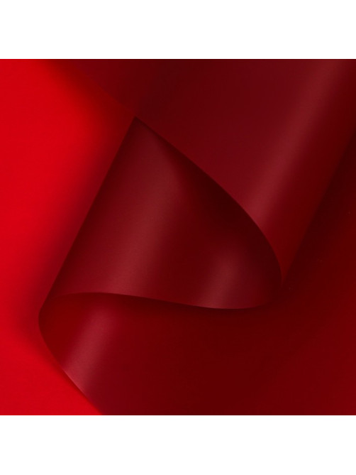 Пленка для цветов, матовая, вишнёвый, 0.58×10 м