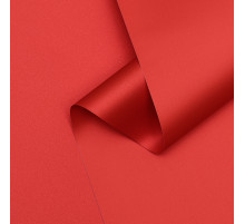 Пленка матовая для цветов и букетов, базовые цвета, красная, 0.5×10 м, 65 мкм