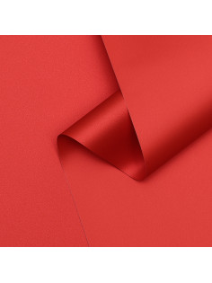 Пленка матовая для цветов и букетов, базовые цвета, красная, 0.5×10 м, 65 мкм