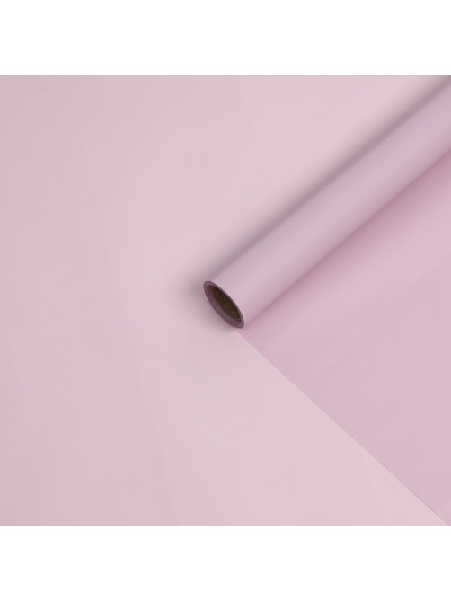 Пленка матовая для цветов и букетов, фиолетовая, МИКС, 0.58×10 м