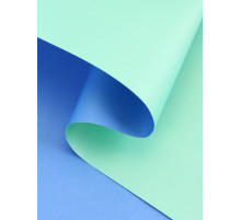 Пленка матовая для цветов, светло-бирюзовый, голубой, 0.58×10 м