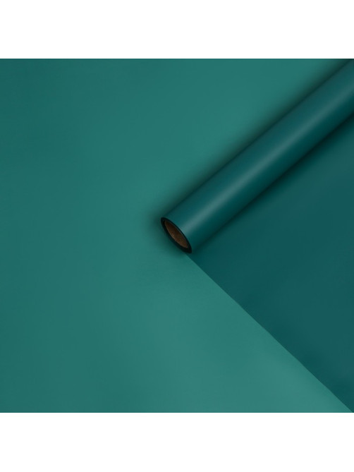 Пленка матовая для цветов и букетов, мятно - бирюзовая, 0.58×10 м