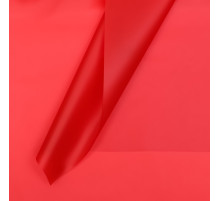 Пленка для цветов, матовая, алый, 57×57 см, 55 мкм