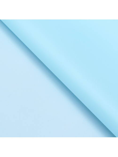 Пленка матовая для цветов и букетов, PASTEL, Небесно-голубой 0.59×7 м 180 г