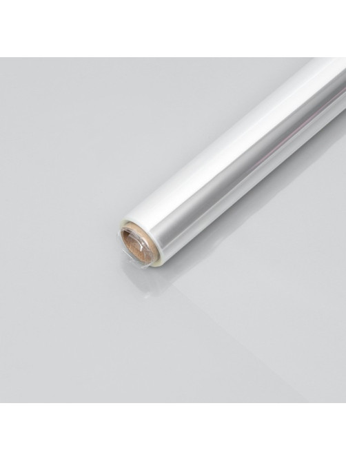 Плёнка для цветов и букетов, прозрачная 0.7×15 м, 400 г, 40 мкм