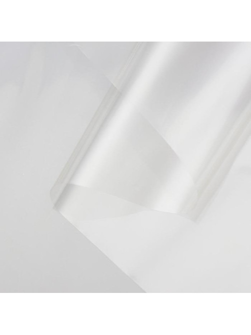 Плёнка для цветов прозрачная 0.6×9.3 м, 200 г, 40 мкм