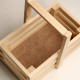 Подарочный ящик, 24.5×14.5×20.5 см, деревянный, цвет натуральный