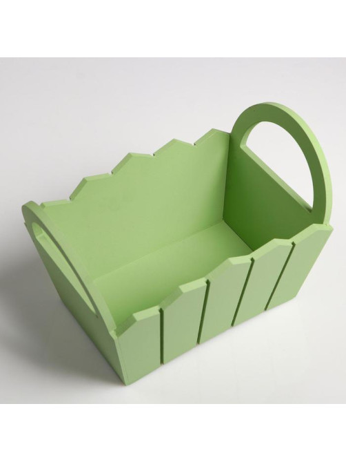 Подарочный ящик «Мария», 25.5×16.5×17.5 см, МДФ, цвет оливковый