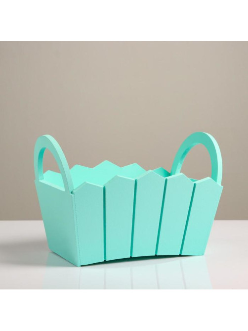 Подарочный ящик «Мария», 25.5×16.5×17.5 см, МДФ, цвет мятный
