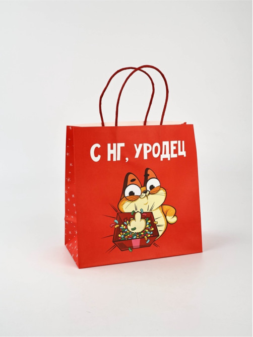 Набор пакетов подарочных «Новогодний праздник» 5 шт., 22×22×11 см