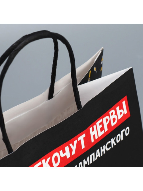 Набор пакетов подарочных новогодних «Это на Новый год», 6 шт., 22×22×11 см