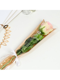 Пакет для цветов «Be happy everyday», 12.5×4×45 см