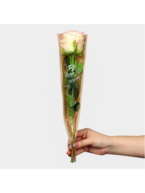 Пакет для цветов «Be happy everyday», 12.5×4×45 см