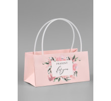 Пакет для цветов For you dear, 24×12×12 см