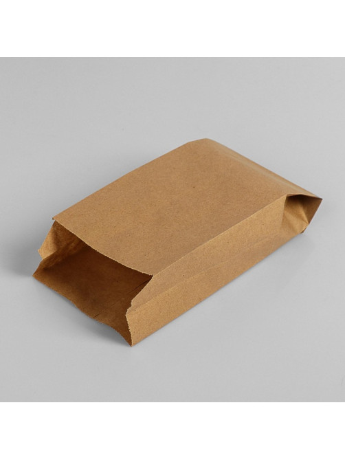 Пакет бумажный фасовочный, крафт, V - образное дно 20×10×5 см