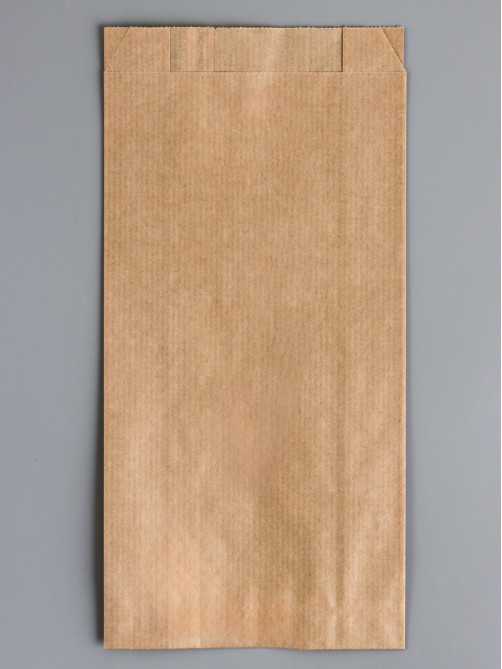 Пакет бумажный фасовочный, крафт, V-образное дно 30×14×6 см