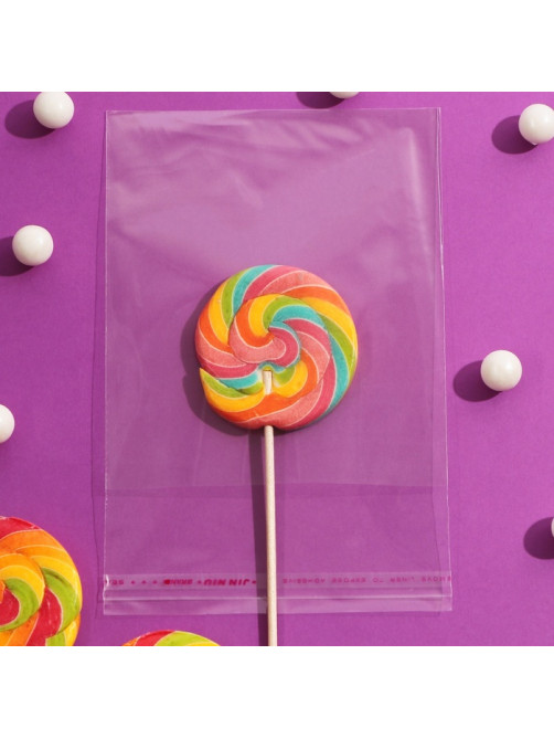 Пакет БОПП с клеевым клапаном, прозрачный для фасовки и упаковки, 12×14/4 см, 25 мкм