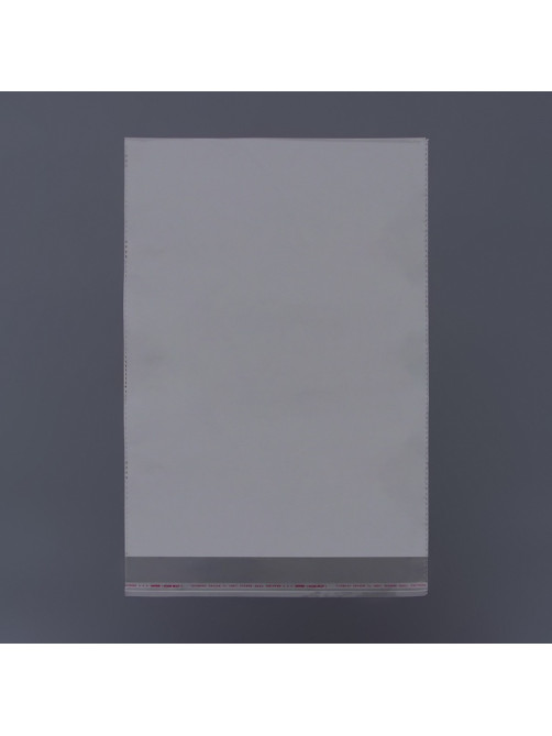 Пакет БОПП с клеевым клапаном, прозрачный для фасовки и упаковки, 30×42/4 см, 30 мкм