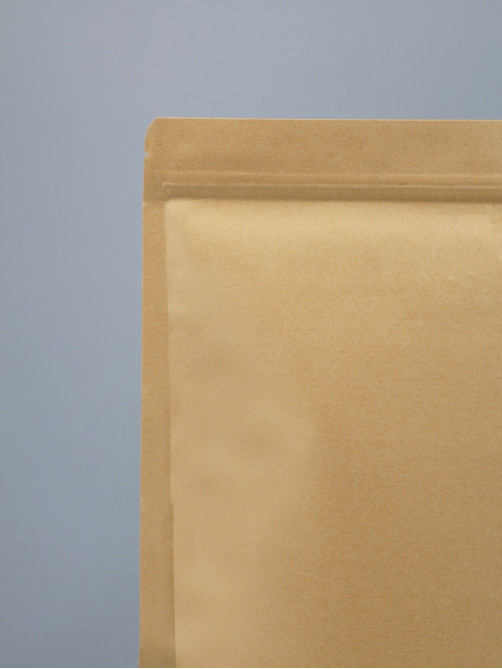 Пакет Zip - lock Крафт с прямоугольным окном, 30×40×4 см