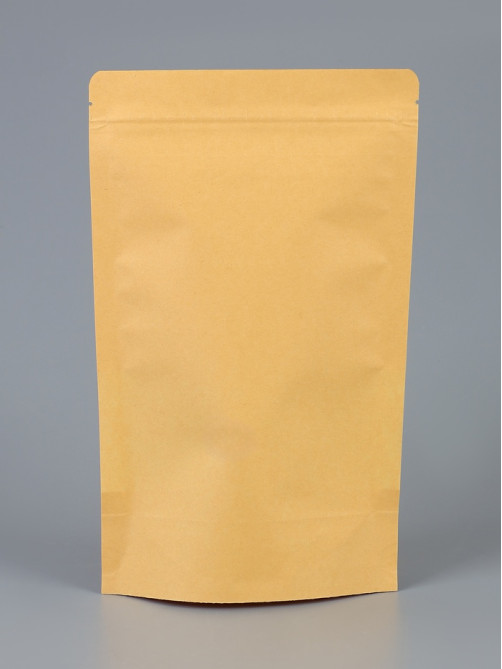 Пакет Zip - lock Крафт с прямоугольным окном 16×26 см