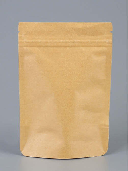 Пакет Zip-lock Крафт с прямоугольным окном 10×15 см