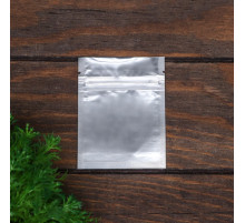 Пакет Zip-lock ПП, со сплошным окном, плоский, 7.7×10 см