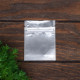 Пакет Zip-lock ПП, со сплошным окном, плоский, 7.7×10 см