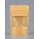 Пакет Zip-lock Крафт с прямоугольным окном 9×14 см