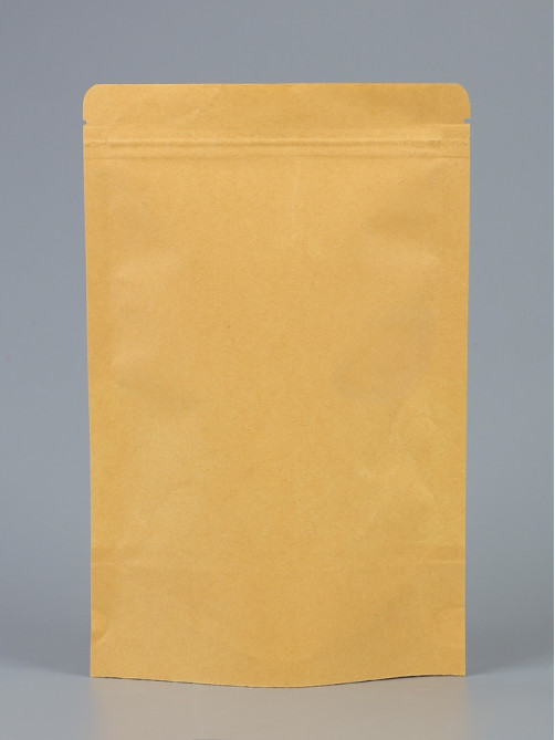 Пакет Zip - lock Крафт с прямоугольным окном 14×22 см