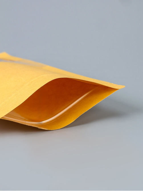 Пакет Zip - lock Крафт с прямоугольным окном, плоский, 16×26 см
