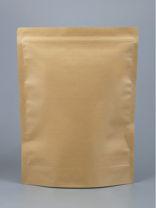 Пакет Zip - lock Крафт с прямоугольным окном, 30×40×4 см