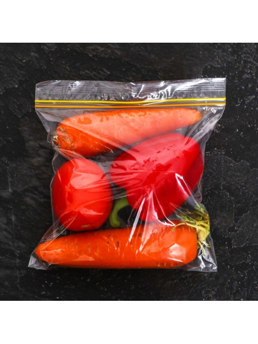 Пакет для заморозки с двойным zip-lock замком 18×20 см