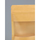 Пакет Zip-lock Крафт с прямоугольным окном 9×14 см