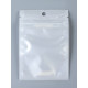 Пакет Zip-lock ПП, белый, со сплошным окном, плоский, еврослот 7×10 см