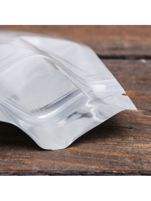 Пакет Zip-lock ПП, со сплошным окном, плоский, 7.7×10 см