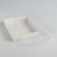 Коробочка для печенья с прозрачной крышкой 16×13×3 см