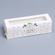 Коробка для макарун «С Новым годом» 18×5.5×5.5 см