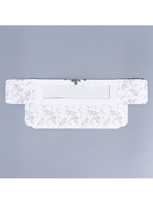 Коробка для макарун «С Новым годом» 18×5.5×5.5 см