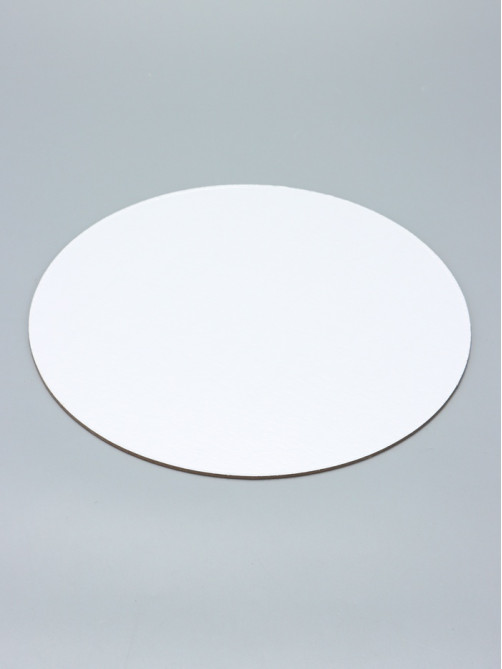 Коробка под торт 2 окна, с ручками, белая, + подложка 2.5 золото - белый, 24×24×20 см