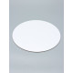 Коробка под торт 2 окна, с ручками, белая, + подложка 2.5 золото - белый, 24×24×20 см