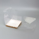 PVC Коробка для торта, прозрачная, 20×20×15 см