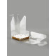 PVC Коробка для бенто - торта, прозрачная, 14×14×12 см